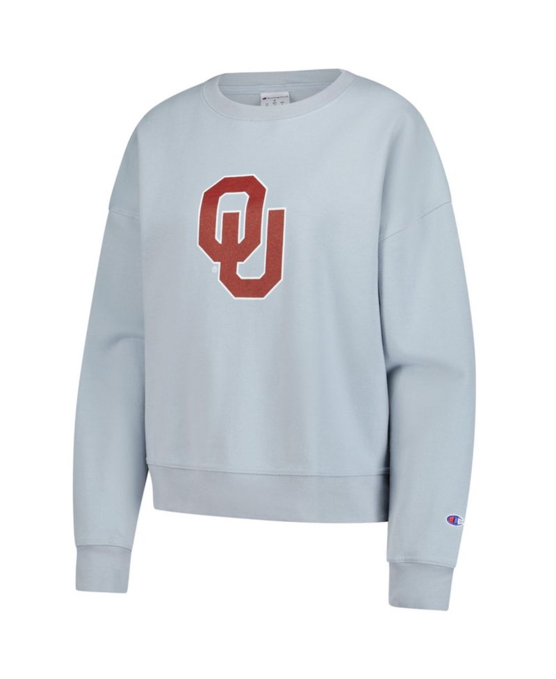 Women's Oklahoma Sooners Powerblend Relaxed-Fit Crewneck Long-Sleeve Sweatshirt