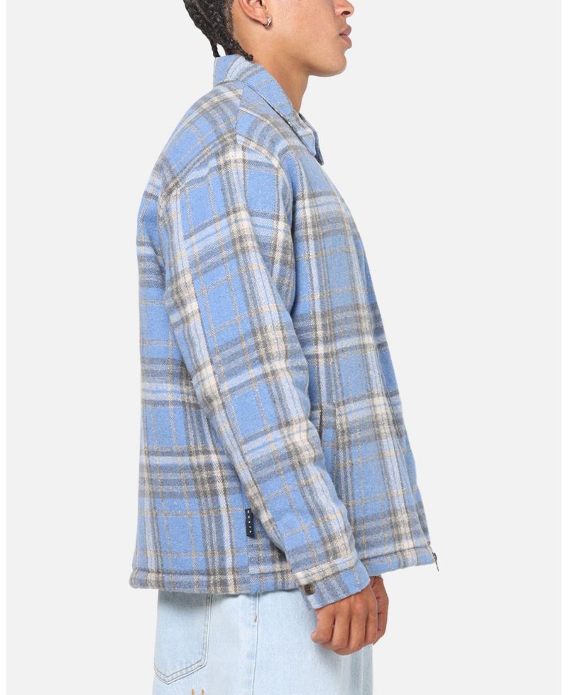 Men's Plaid Zip Jacket
