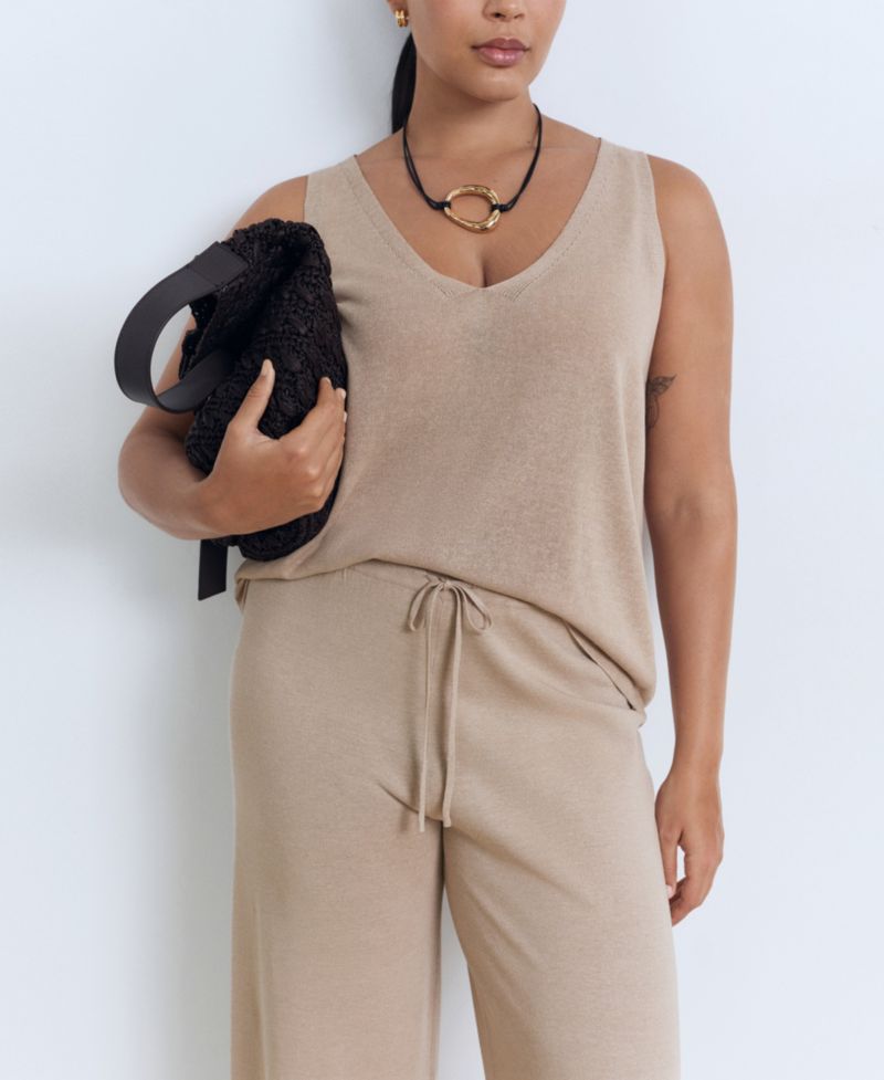 Women's Straight Knitted Pants