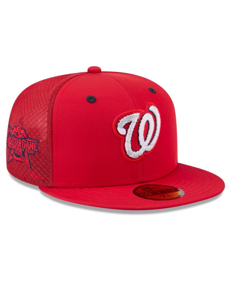 Men's Red Washington Nationals 2026 MLB All-Star Game Workout 59FIFTY Hat