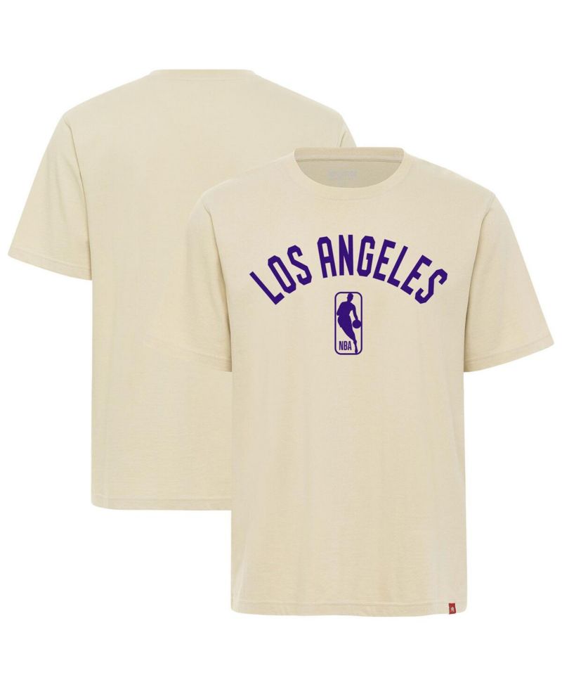 Men's and Women's Cream Los Angeles Lakers Duke Premium T-Shirt