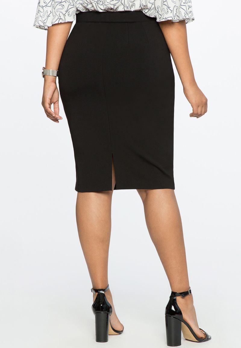 Women's The Ultimate Stretch Midi Pencil Skirt