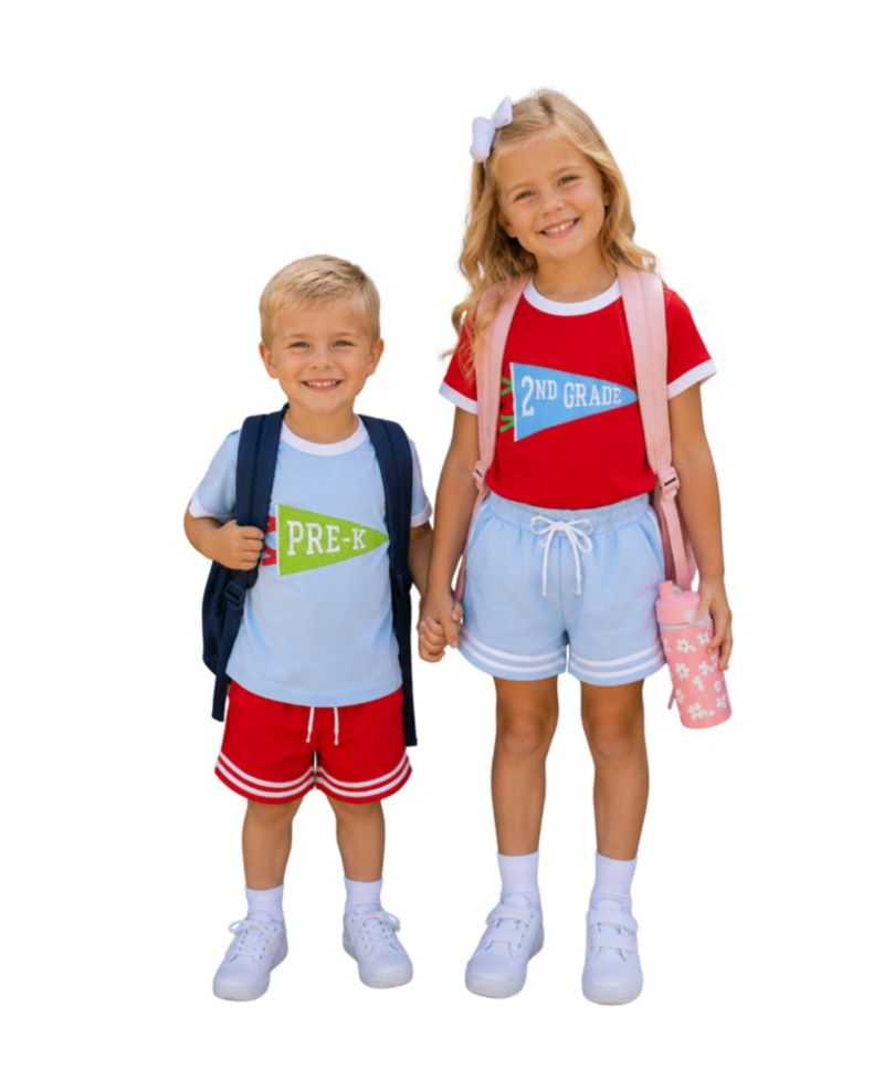 Baby Unisex ( 6M to 18 M )Striped Varsity Shorts