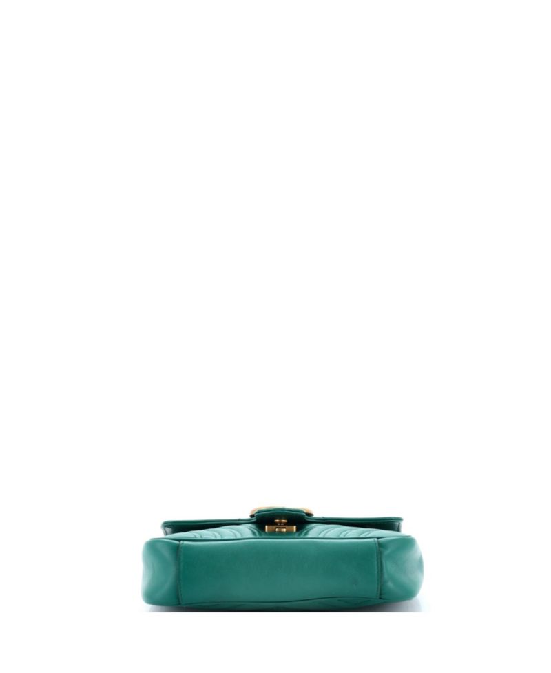 Mini GG Marmont Flap Bag Matelasse Leather