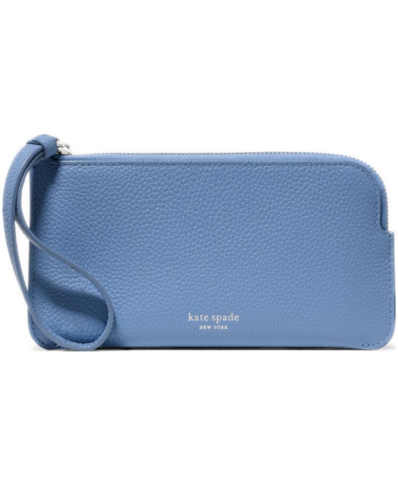 Zippy Pebbled Leather Card Case
