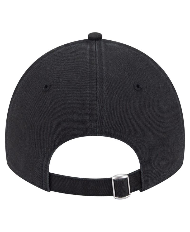 Men's and Women's Black New York Liberty Core Alt Logo 9TWENTY Adjustable Hat