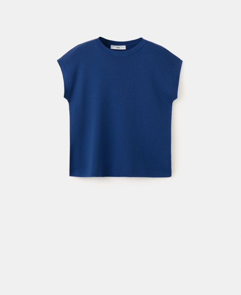 Women's Short-Sleeve Cotton Sweater