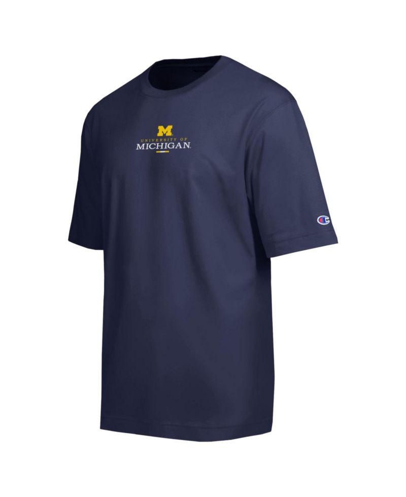 Men's Michigan Wolverines Screen-Print Crew Neck T-Shirt