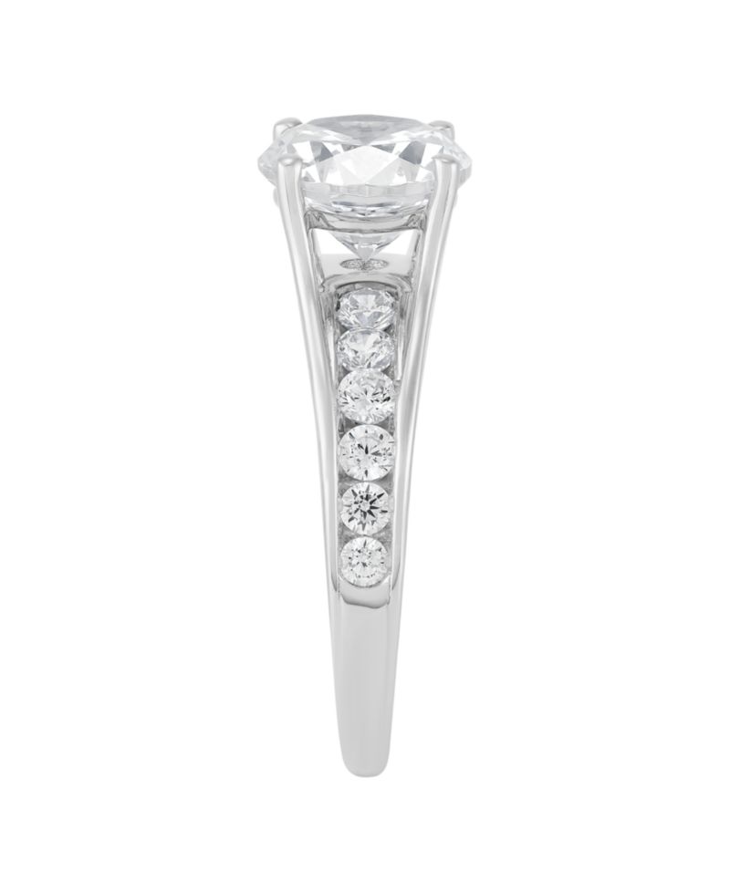 IGI Certified Lab Grown Diamond Engagement Ring (2-1/2 ct. t.w.) in 14k Yellow or White Gold