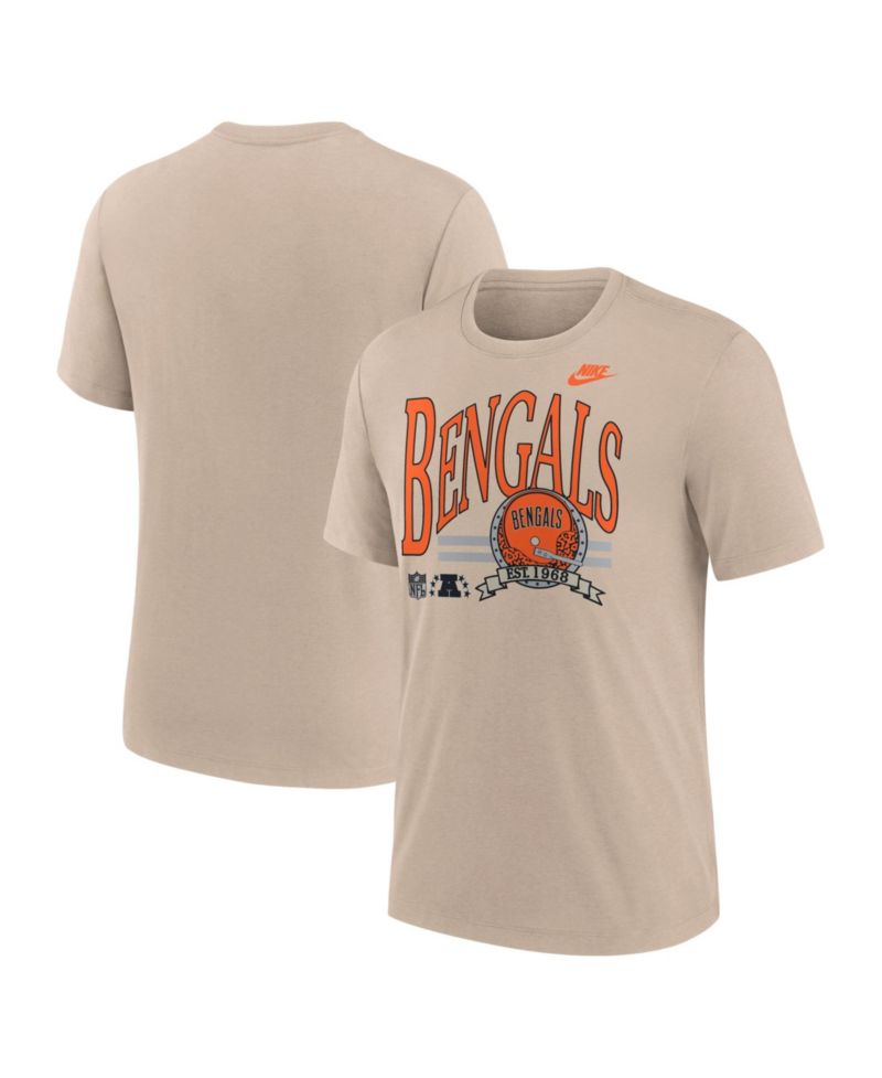 Men's Cincinnati Bengals Rewind Tri-Blend Retro T-Shirt