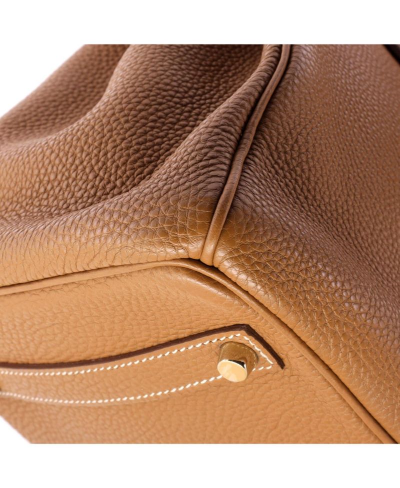 Birkin 35 Handbag Brown Togo with Gold Hardware