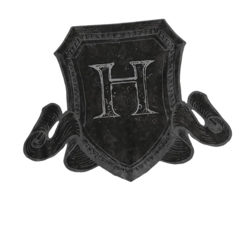 Men's Hogwarts Shield Sketch T Shirt