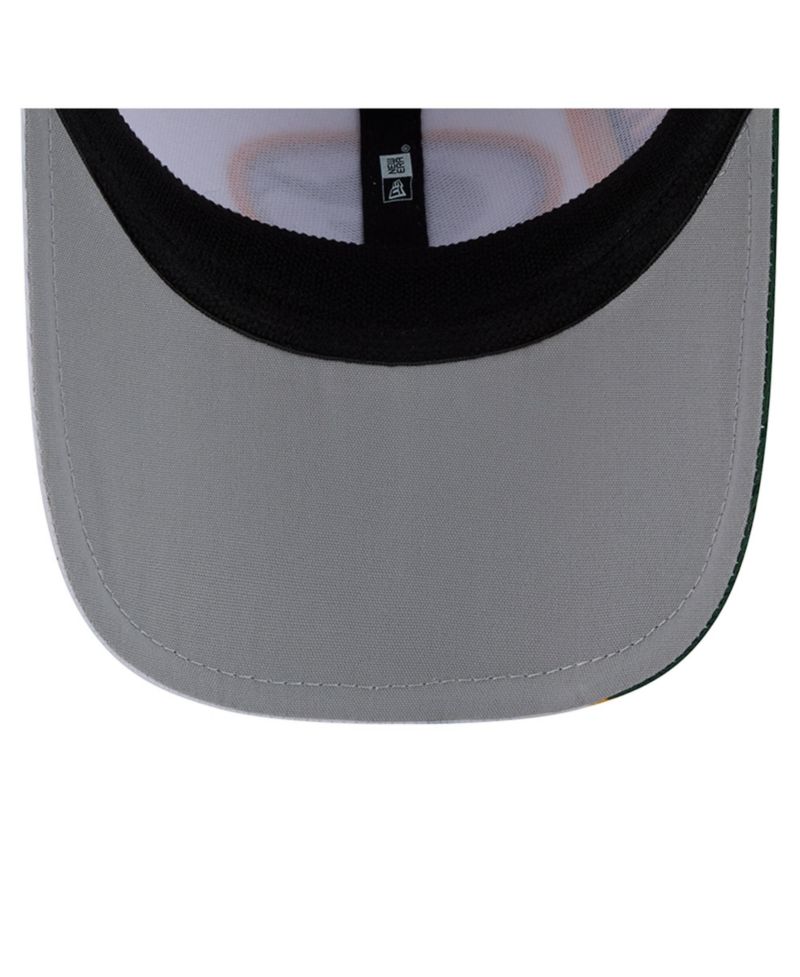 Men's White/ Green Bay Packers Dash 39THIRTY Flex Hat
