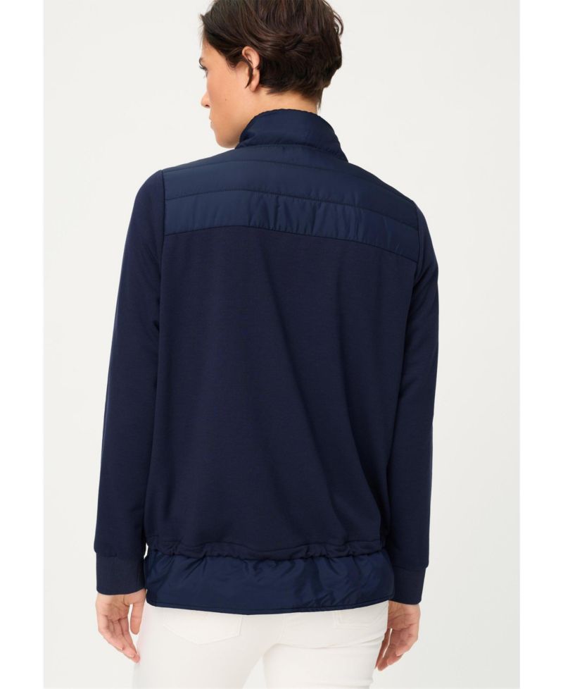 Women's Mixed Media Sweatshirt