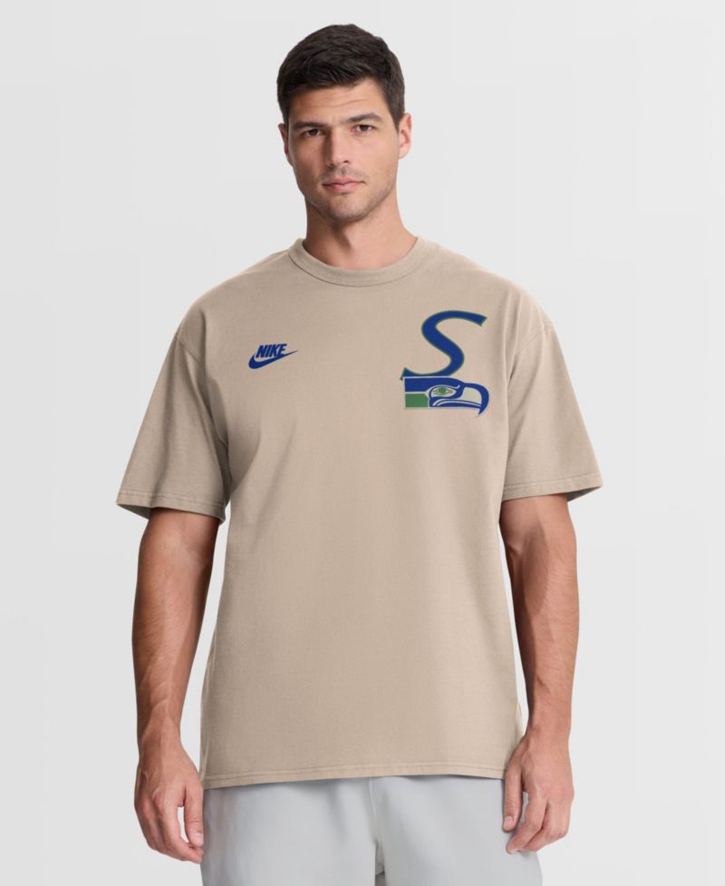 Men's Sand Seattle Seahawks Night Primary Max90 T-Shirt