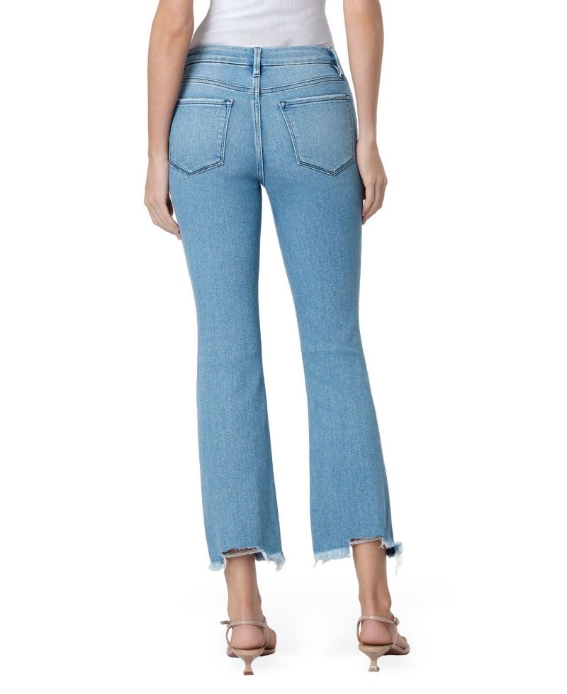 Women's High Rise Seamless Waistband Kick Flare Jeans