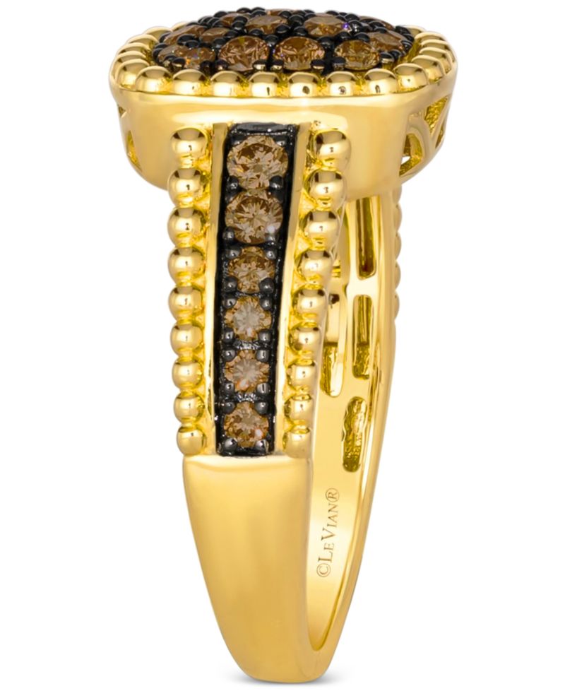 Chocolatier® Chocolate Diamond® (5/8 ct. t.w.) Ring in 14k Honey Gold