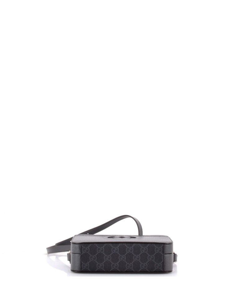 Mini Padlock Interlocking G Crossbody Bag GG Coated Canvas and Leather