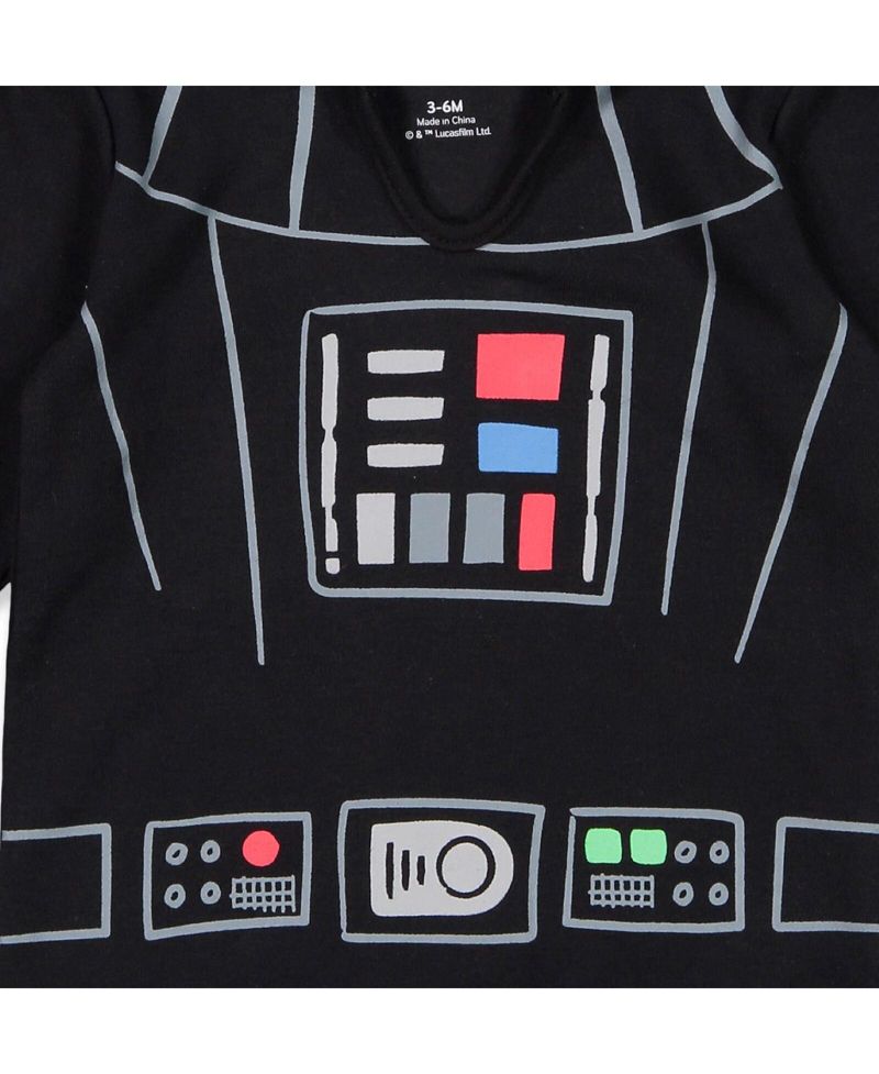 Baby Boys Darth Vader R2-D2 Chewbacca 3 Pack Bodysuits