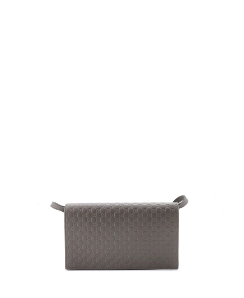 Wallet on Strap Microguccissima Leather