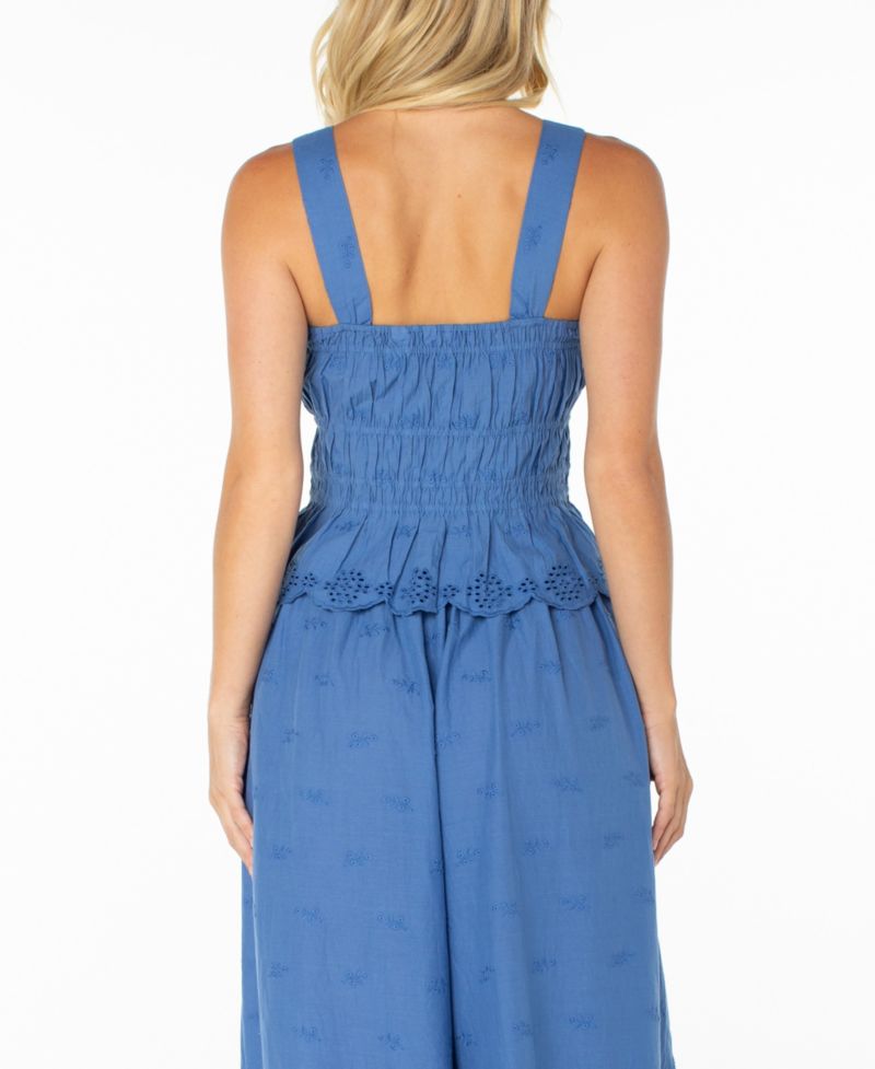 Women's West Reef Ruched Straight Neck Tank Top