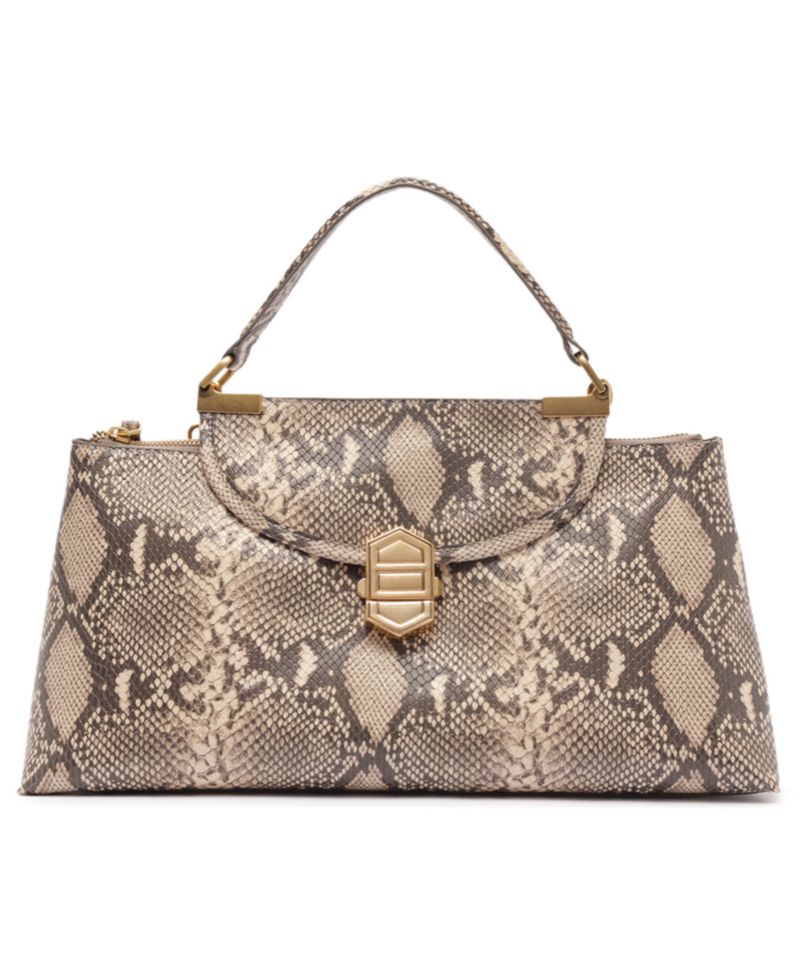 Everly Leather Large Satchel Handbag