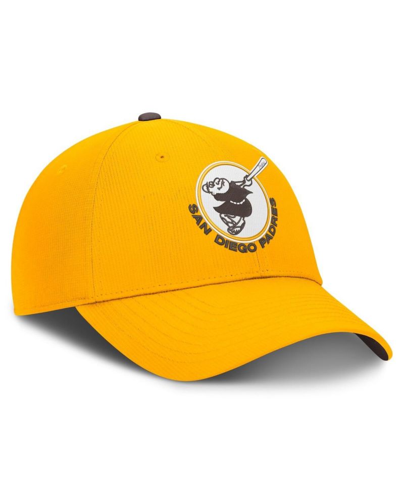 Men's Gold San Diego Padres Cooperstown Club Dri-FIT Adjustable Hat