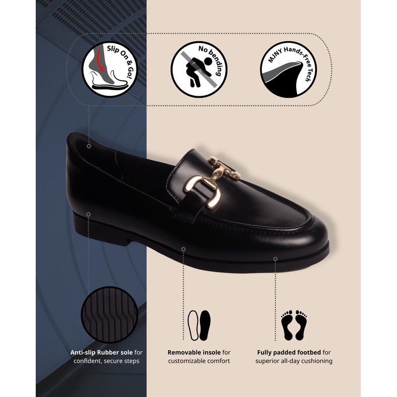 Womens Avery Street Hands-Free Slip On Technology Loafers