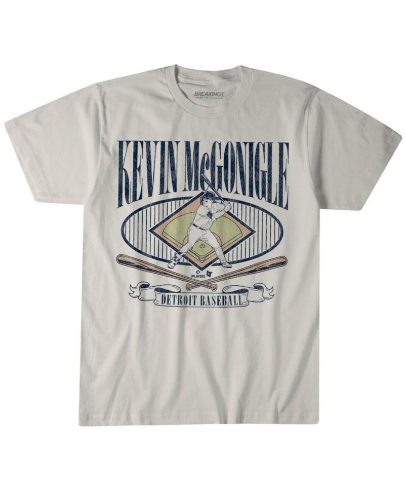 Men's and Women's Kevin McGonigle Cream Detroit Tigers T-Shirt