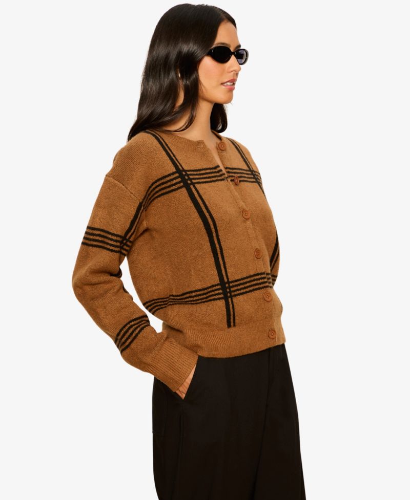 Petite Semi-Cropped Crewneck Sweater