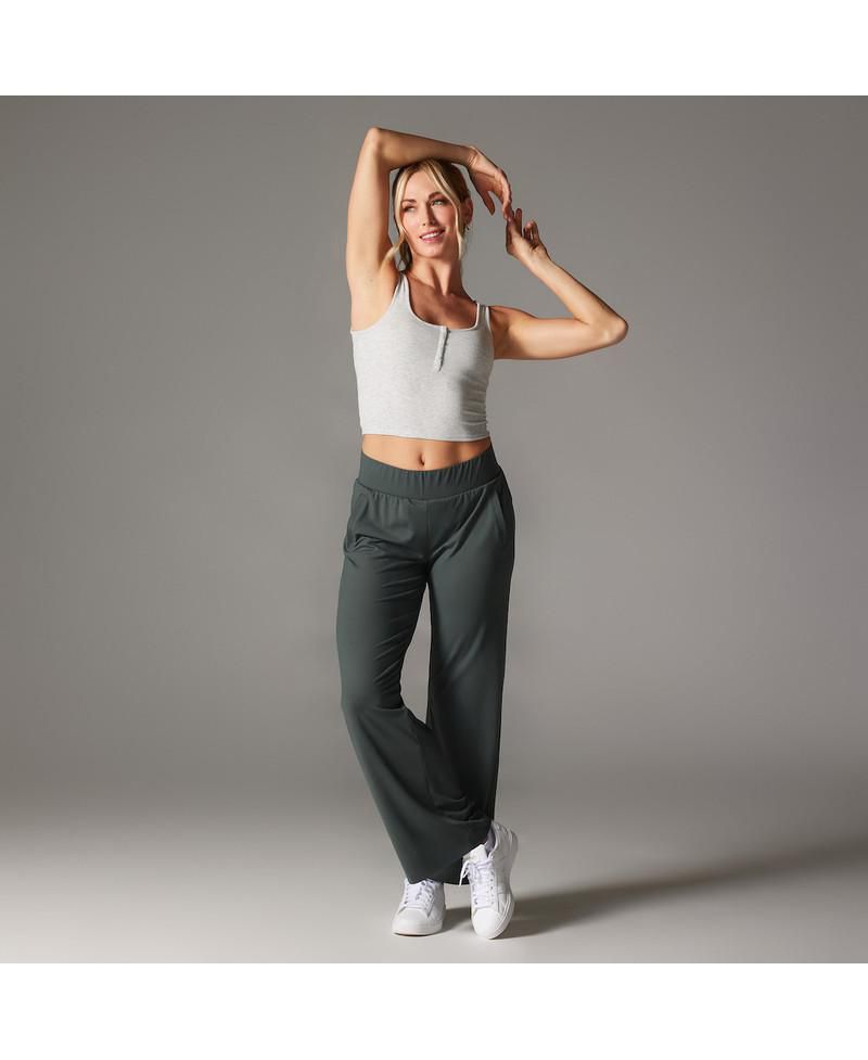 Women's Fitted Henley Tank