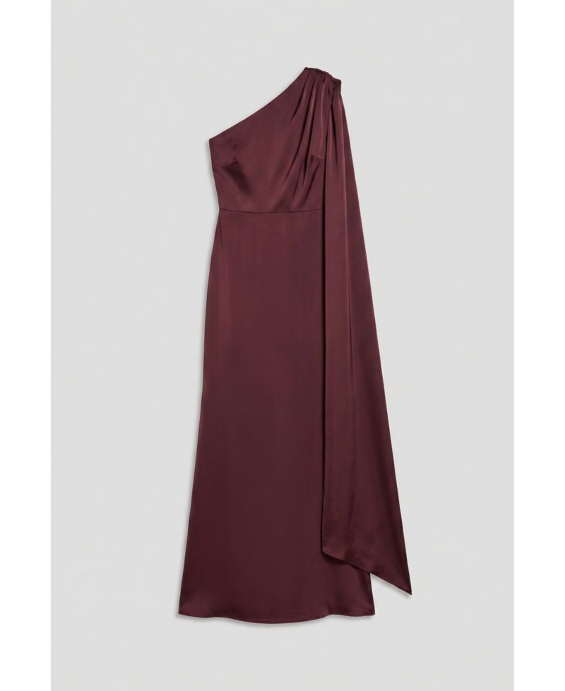 Women's One Shoulder Maxi Dress