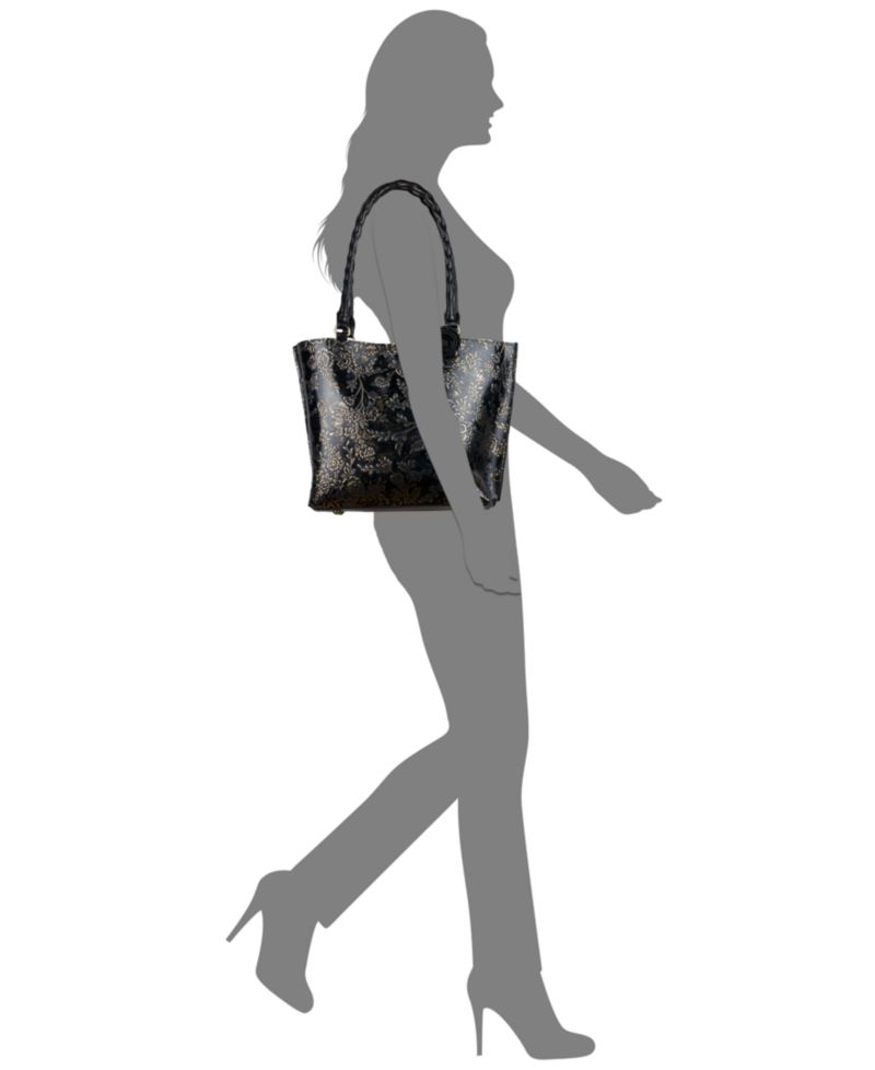 Rose Garden Alexia Leather Large Tote Handbag