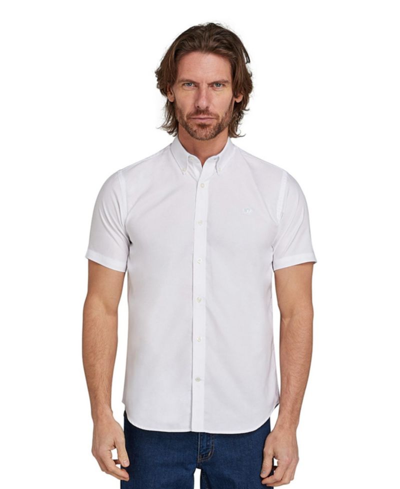 Men's Short Sleeve Lightweight Oxford Shirt