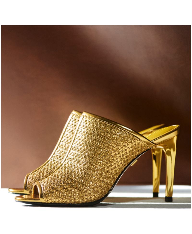 Women's Donna Mule Stiletto Dress Sandals