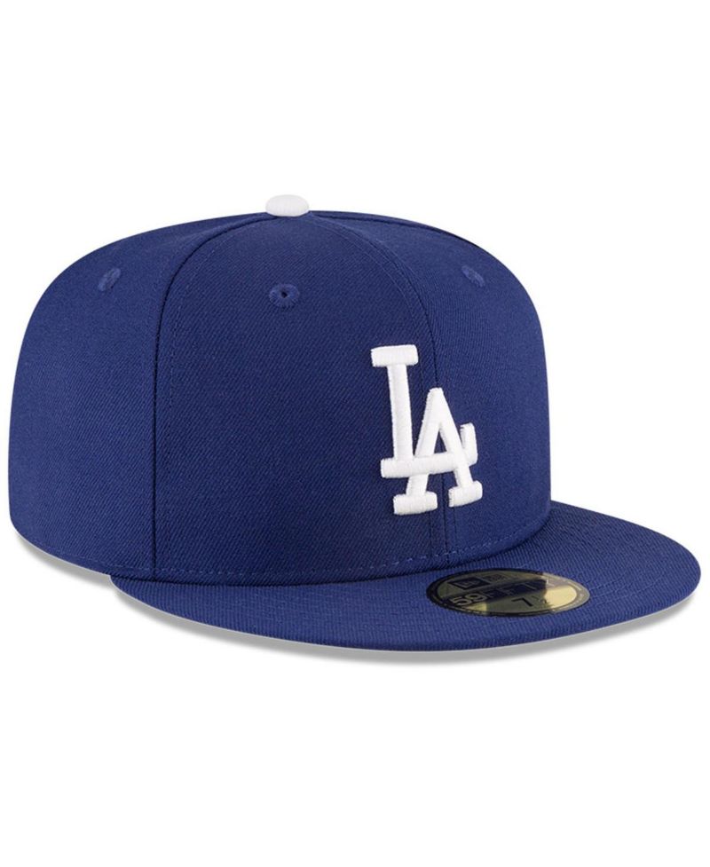 Мужская темно-синяя приталенная шляпа Los Angeles Dodgers 1988 World Series из шерсти 59-го размера.