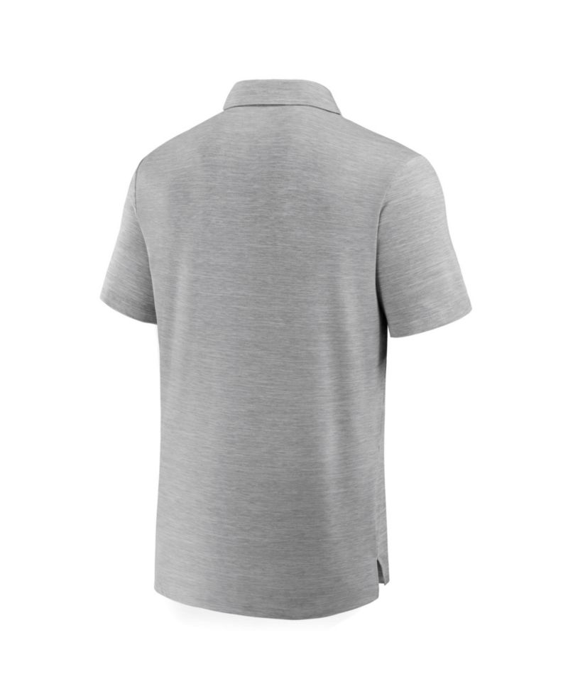 Men's Heather Gray San Francisco 49ers Clutch Polo Shirt