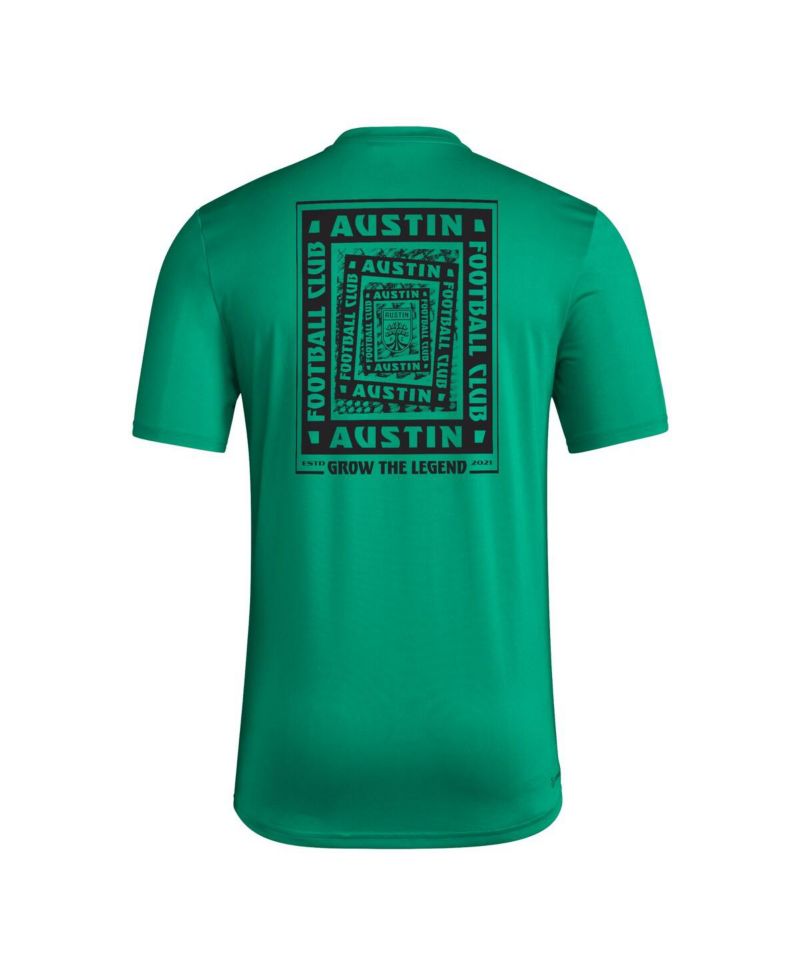 Men's Green Austin FC Local Wrap T-Shirt