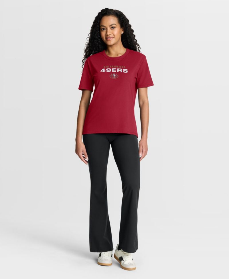 Women's San Francisco 49ers Fade Legacy Relaxed-Fit T-Shirt