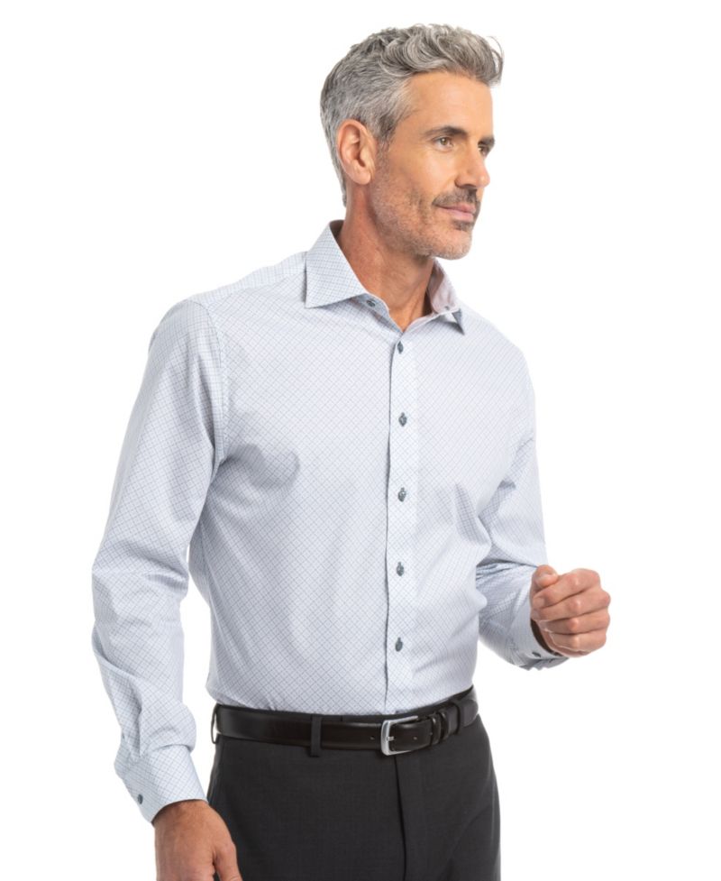 Men's Connected Square Modern-Fit Shirt