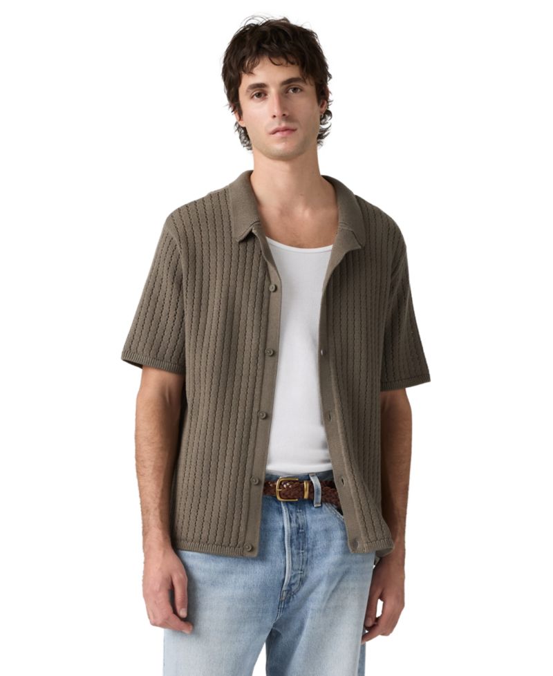 Men's Knit Camp Short-Sleeve Shirt