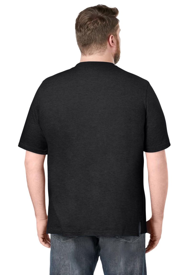 Men's Shrink-Less Lightweight Henley T-Shirt