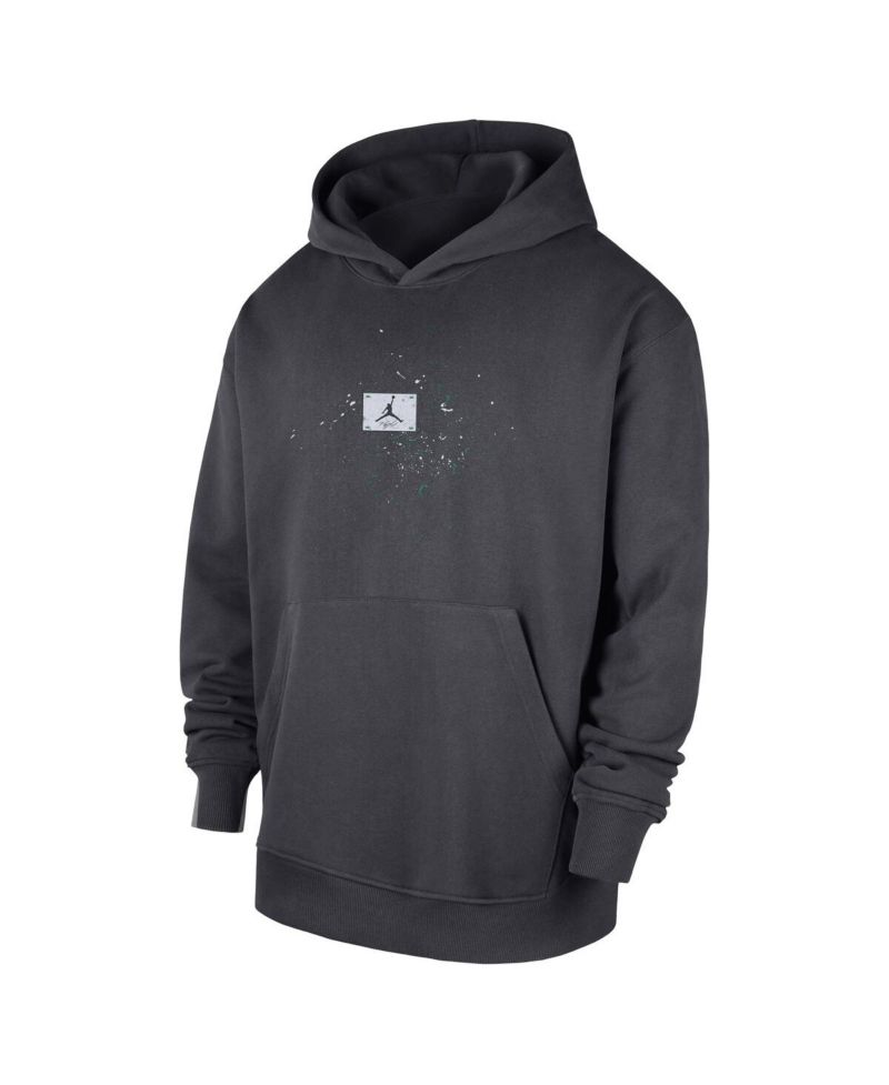 Men's Anthracite Boston Celtics Statement Jumpman Flight Premiere Hoodie
