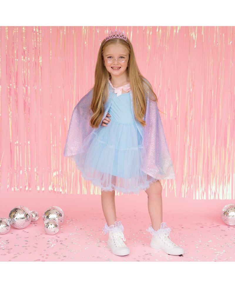 Girls Rainbow Dream Sequin Cape