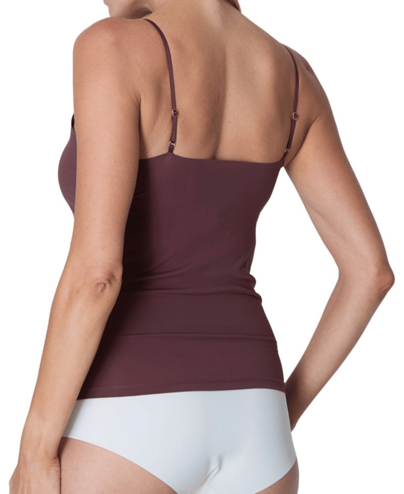 Women's Soft Seamless Camisole with Lace Trim
