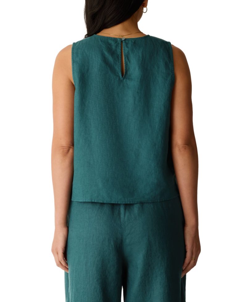Women's & Plus Size Round Neck Shell Top