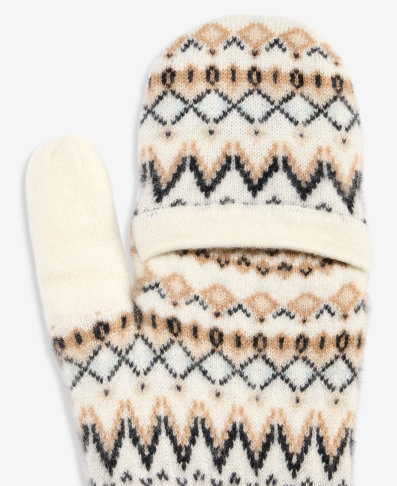 Fair Isle Cashmere Nordic Mittens