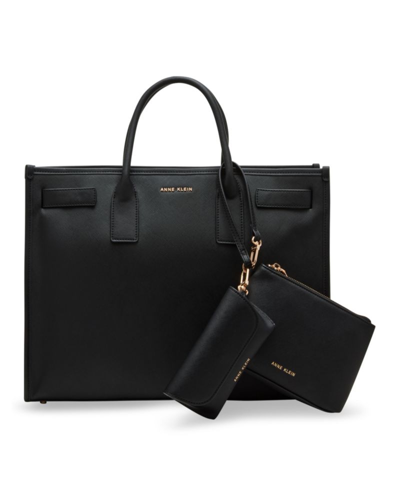 3 Piece Work Bridge Snap Tote Bag