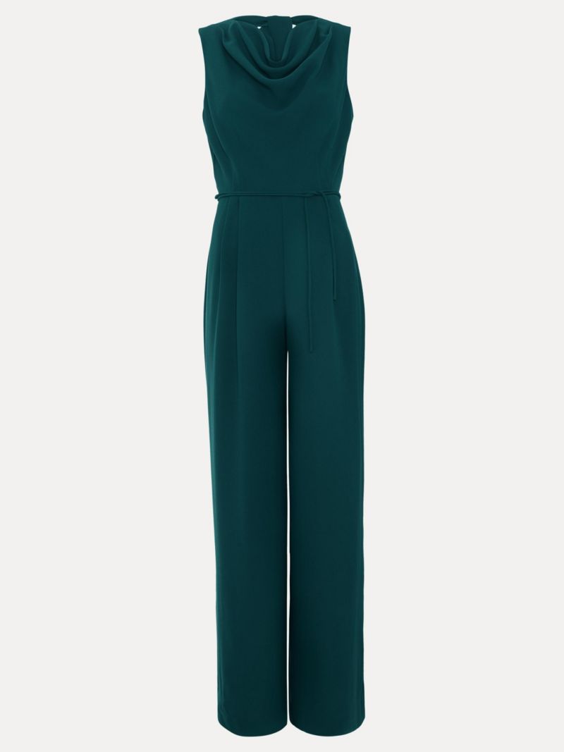 Women's Monique Cowl Neck Wide Leg Jumpsuit