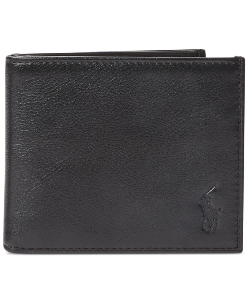 Men's Pebbled Leather Billfold